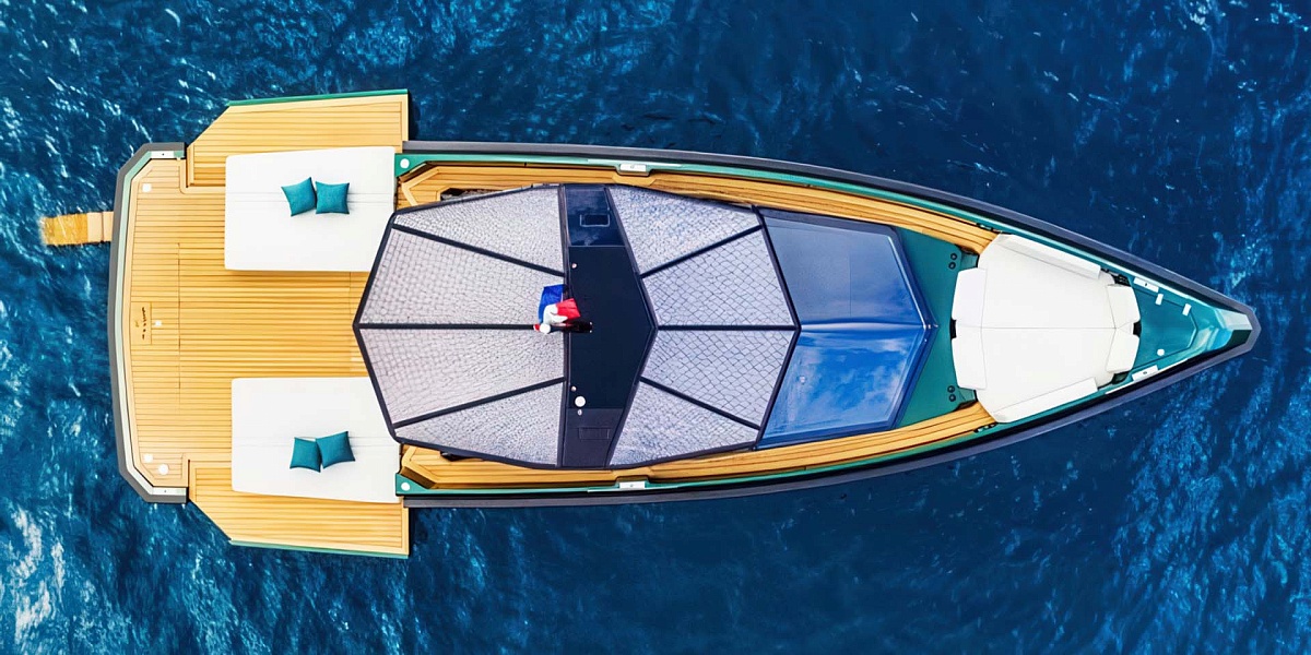 Аренда luxury tender Wally 43 Azure на Миконосе